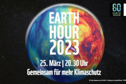 Am Samstag, dem 25. März wird um 20.30 Uhr für eine Stunde das Licht ausgeschaltet.