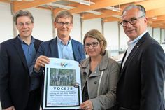 André Rosinski, Andreas Brunion, Andrea Brunhöber und Oliver Seiter (v. lks.) freuen sich auf das besondere Kulturerlebnis.