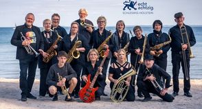 „Die Bandfelder“ freuen sich auf einen stimmungsvollen Konzertabend zum Jubiläum „80 Jahre Schleswig-Holstein“.