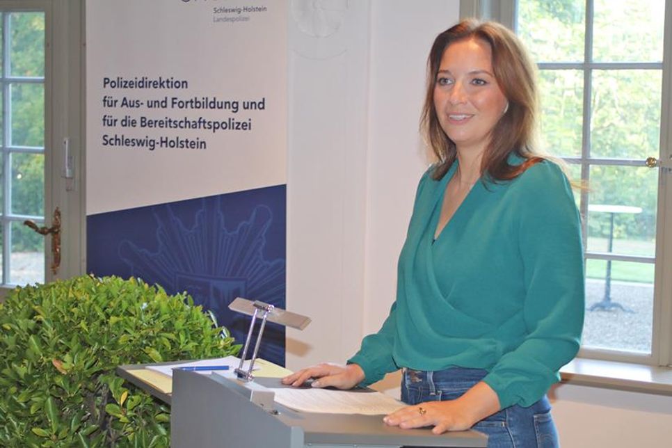 Innenstaatssekretärin Magdalena Finke lobte die die Sportlerinnen und Sportler.