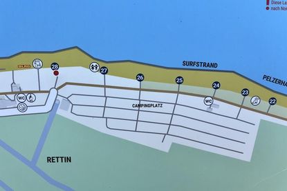 So sieht die jetzige Aufteilung des Rettiner Strandes aus.