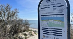 Derzeit befindet sich der Hundestrand Rettin zwischen dem Strandaufgang 23 und 24 und wird von vielen Hundebesitzern als zu klein empfunden.