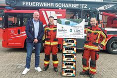 Krombacher Spendenaktion: 2.500-Euro-Spende an die Freiwillige Feuerwehr Scharbeutz