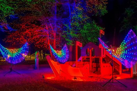 Der Nordstrand leuchtet in Kellenhusen.