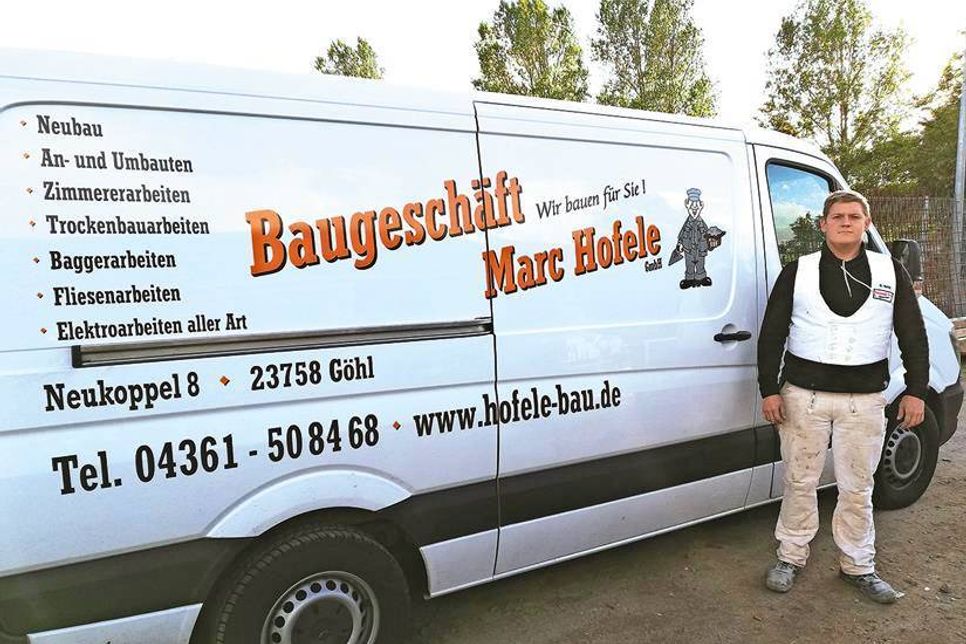 Ole Hofele ist mit Bravour als Innungsbester Maurer und Zweitplatzierter Landessieger in sein Berufsleben gestartet.