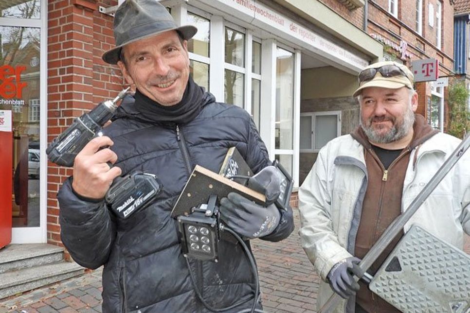 Lichtkünstler Stefan Teichmann und sein Team illuminieren die Stadt