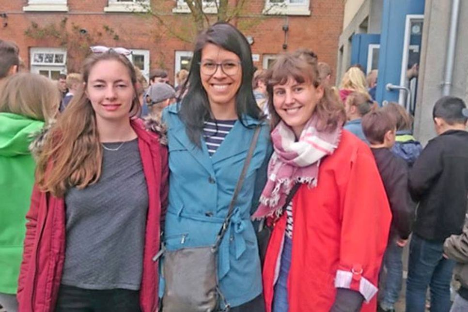 Laurène Simon, Sylvia Liethmann, Elise Thomas.