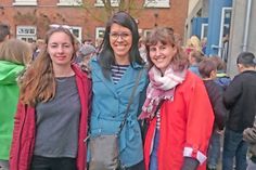 Laurène Simon, Sylvia Liethmann, Elise Thomas.