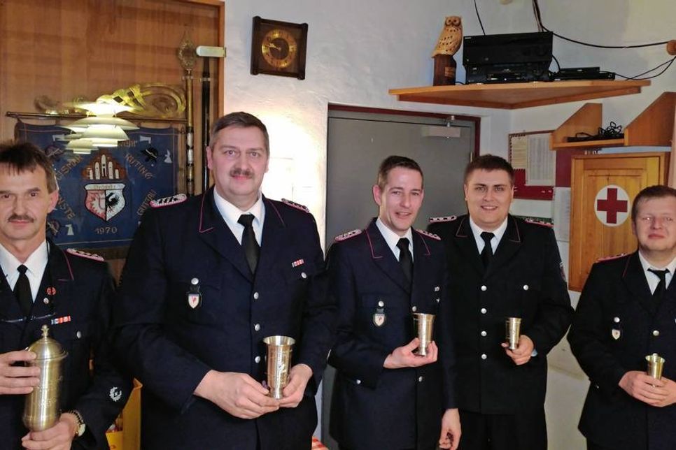 Rüdiger Knoop, Thomas Stein, Sven Newill, Malte Venneberg, Dennis Borchardt (v. lks.).