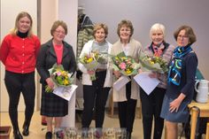 2. Vorsitzende Lys Marit Reese, Uta Reimer, Ute Petersen, Gisela Müller, Heinke Lafrenz und Conny Beisel, 1. Vorsitzende.