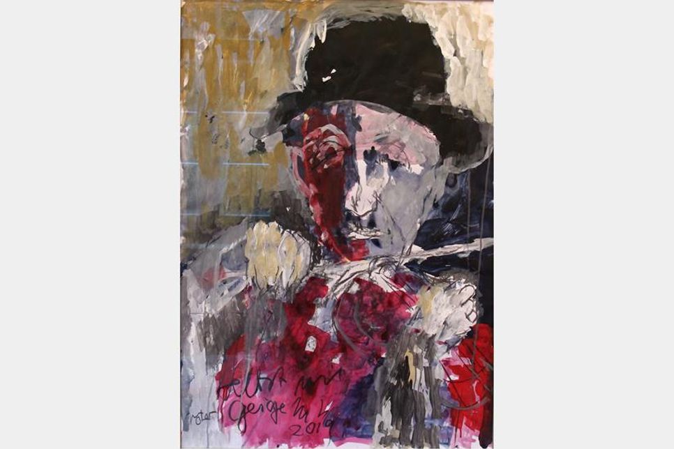 „Selbst mit roter Geige“ aus dem Jahr 2019.