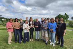 Katja Cygan, Koordinatorin Katja Schauland, Rosika Petermann, Birgit Wagner-Illes, Claudia Hofer, Birgitt Bluhm-Wrage, Marie Maino-Tscharn, Constanze Sell, Alexandra Sell, Barbara Norgall, Sonja Wiechmann-Heintz, Andrea Manes-Müller, Koordinatorin und Kursleiterin Hilke Gaedicke (v. re.).