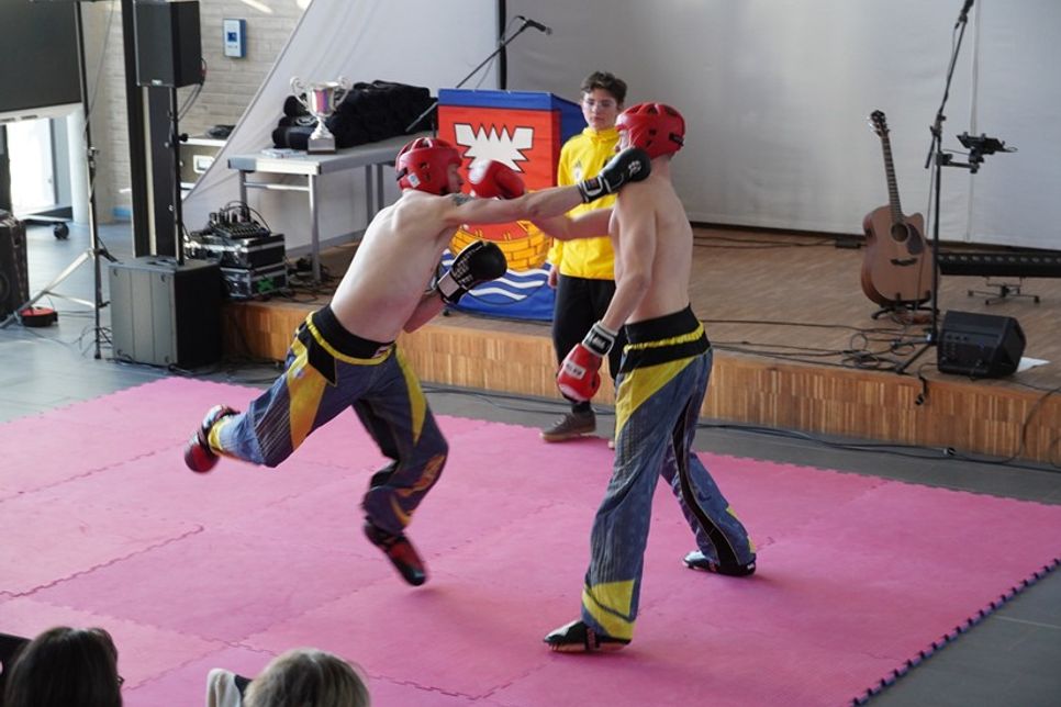 Bei den Kickboxern des TSV Neustadt ging es zur ordentlich zur Sache.