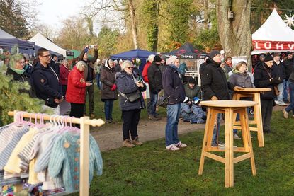Das Gelände war von Minute eins an gut besucht.