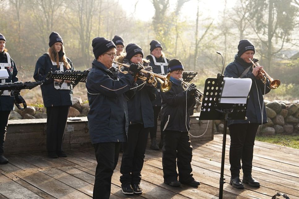 Der Schönwalder Spielmannszug sorgte für den musikalischen Auftakt.