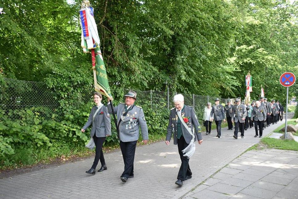 Umzug im Rahmen des Schützenfestes.