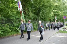 Umzug im Rahmen des Schützenfestes.