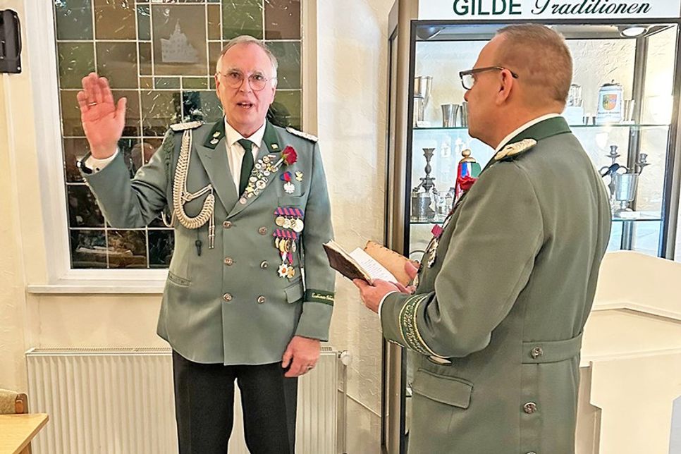 Wolfgang Nittritz wurde als neuer Vorsteher vereidigt.