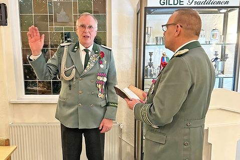 Wolfgang Nittritz wurde als neuer Vorsteher vereidigt.