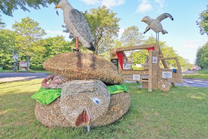 Auch diese Figur unterstreicht die Kreativität der Künstler.