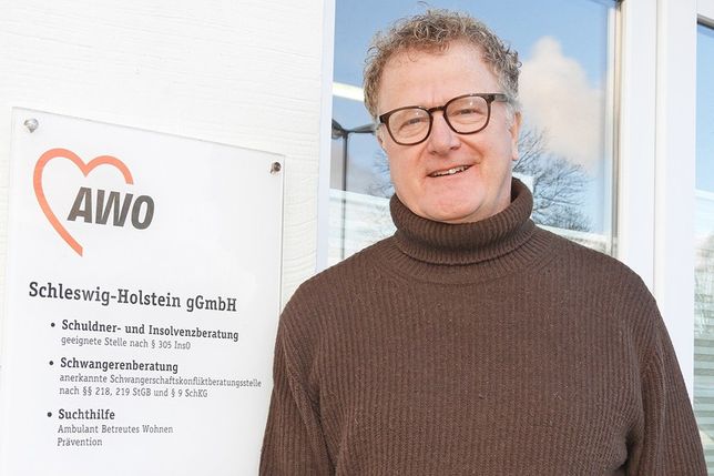 Steffen Fischer leitet die AWO-Schuldner- und Insolvenzberatung Eutin/Ostholstein.