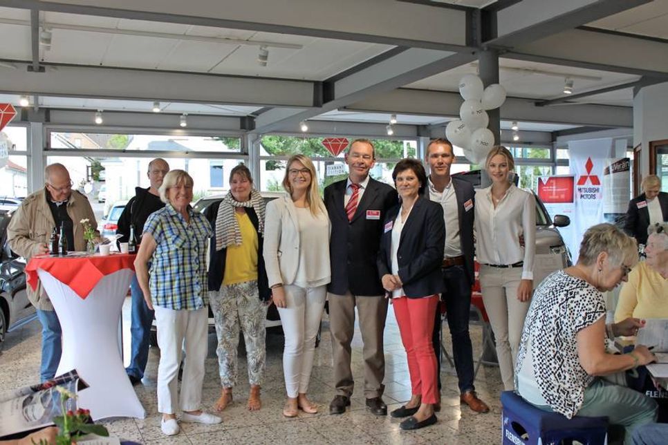Die Kunden genossen das gesellige Beisammensein mit Familie Herzog.