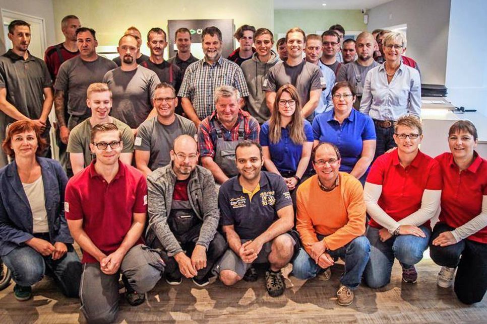 Das Team um Henning Mangels und Andreas Mau.
