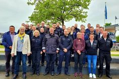 Grömitzer Polizeistation, Gemeindeverwaltung, Feuerwehr und Tourismus-Service Grömitz trafen sich zum Austausch der bevorstehenden Aufgaben zur Saison 2022.