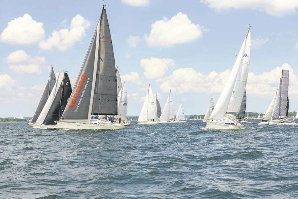 Regattasegeln in Perfektion.