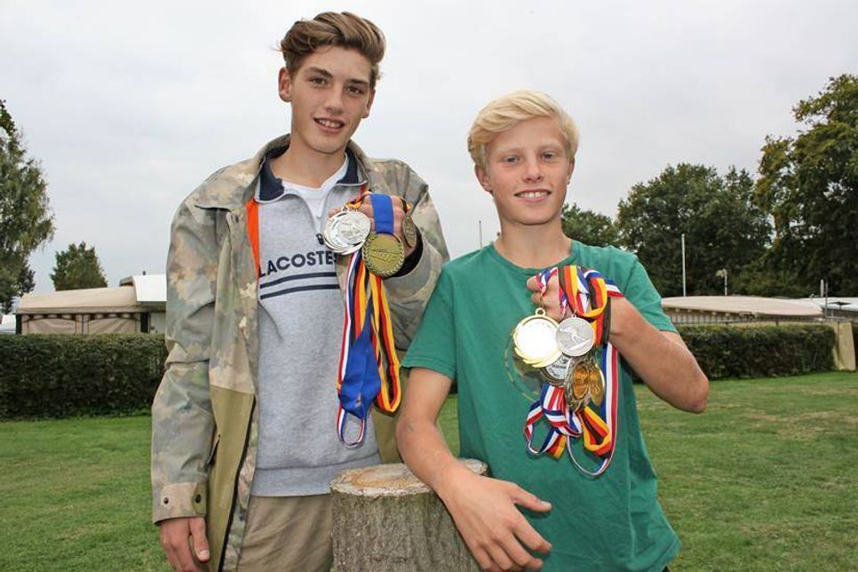 Julius (lks.) und Niles Wittmack - Wakeboarden ist ihre Leidenschaft.