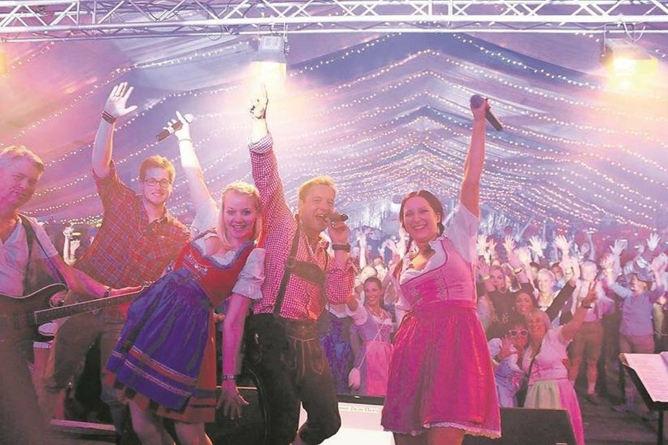 Am Samstagabend wird die Partyband Almecho für Stimmung sorgen.