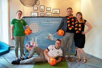 Das Team der Hörmanufaktur: Franziska Lorenzen, Lucas Lupp, Christoph Schulte, Alicia Schulte (v. lks).