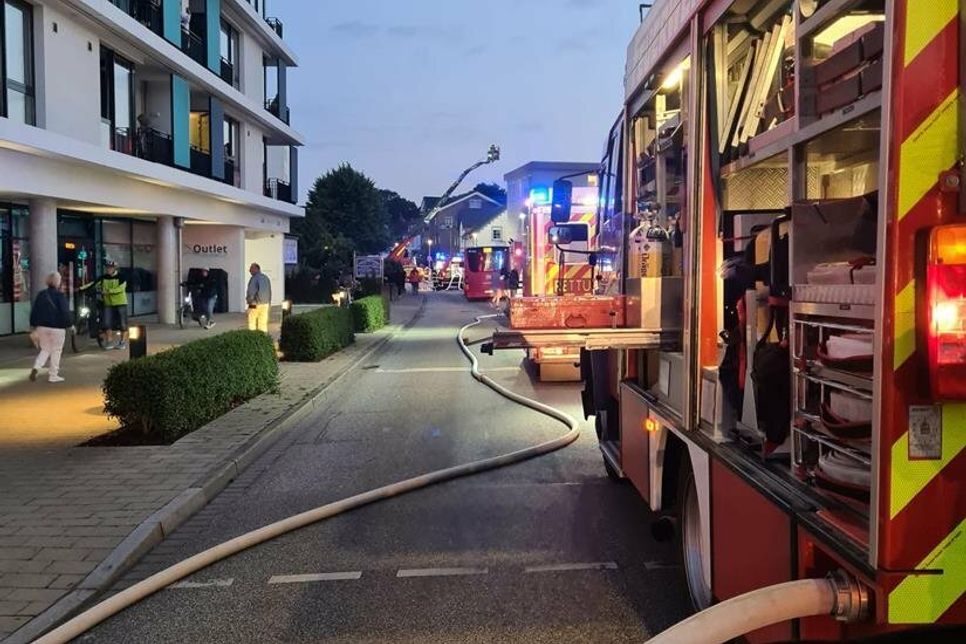 Feuerwehreinsatz in der Wicheldorfstraße.