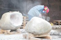 Alle Interessierten sind wieder herzlich eingeladen, den Künstlern bei der Arbeit zuzusehen. (Archivbild)