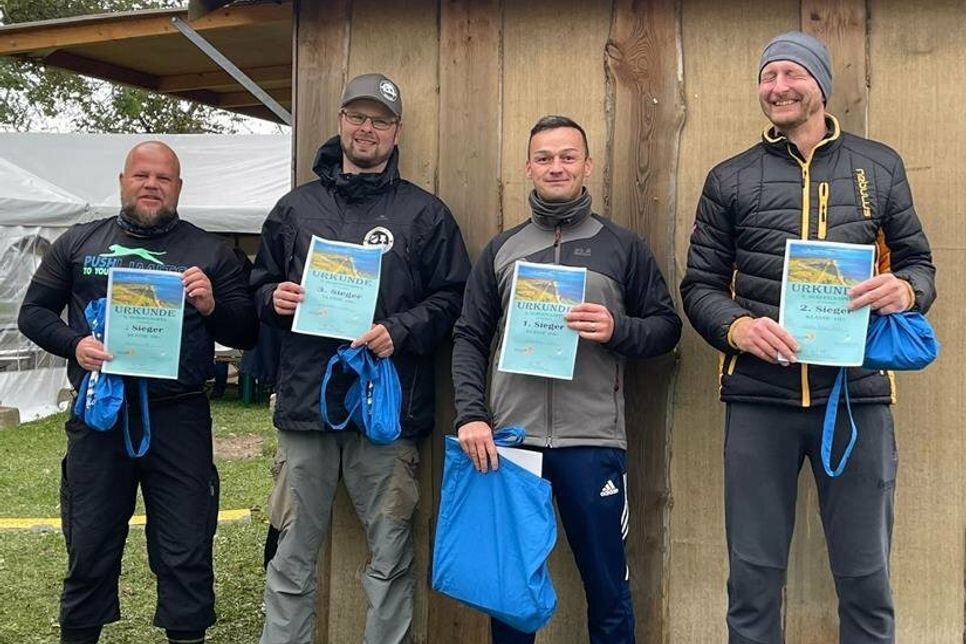 Mirko Bär, Dennis Burstyn, Christian Brumme und Sebastian Markau (v. lks.).