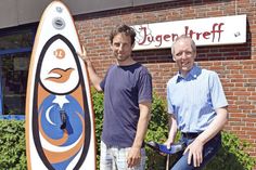 Florian Tessendorf (links) und Christian Grohmann haben wieder ein attraktives und abwechslungsreiches Programm für den diesjährigen Ferienpass zusammengestellt. (Foto: René Kleinschmidt)