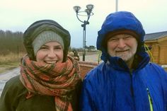 Auch Touristikleiterin Janina Kononov und Bürgervorsteher Heinz Bäker waren gut verpackt.