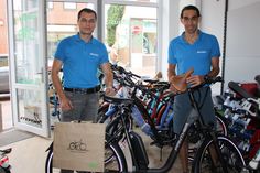 Romain Leroyer (re.) mit seinem Mitarbeiter Dionisie Cernäi.