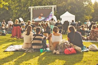 Der Seepark wird im Juli zum Open-Air-Kino.