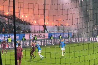 Nur am Anfang konnte der FCA-Anhang jubeln.