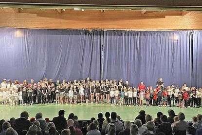 Publikumsmagnet Schauturnen: Seit Jahrzehnten zeigt der Nachwuchs sein Können vor mehreren Hundert Zuschauern in der Jenner Arp-Sporthalle.