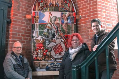 Jürgen Gradert, Sandra Kulling und Pastor Patrick Pulsfort