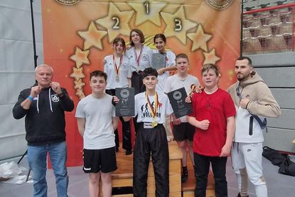 Die Teilnehmer des Neustädter Leichtathletik Clubs.