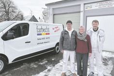 Gehen gut aufgestellt ins Jubiläumsjahr 2026 (von links): Malermeister Thomas Grap, Betriebswirtin Ute Brüning und Malermeister Arne Thede.