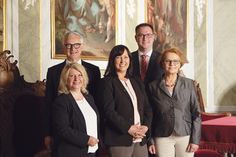 Stadtteilkonferenz: Bürgermeister Jan Lindenau und die Senatorinnen Joanna Hagen, Pia Steinrücke und Monika Frank sowie Senator Ludger Hinsen laden zum Gespräch.
