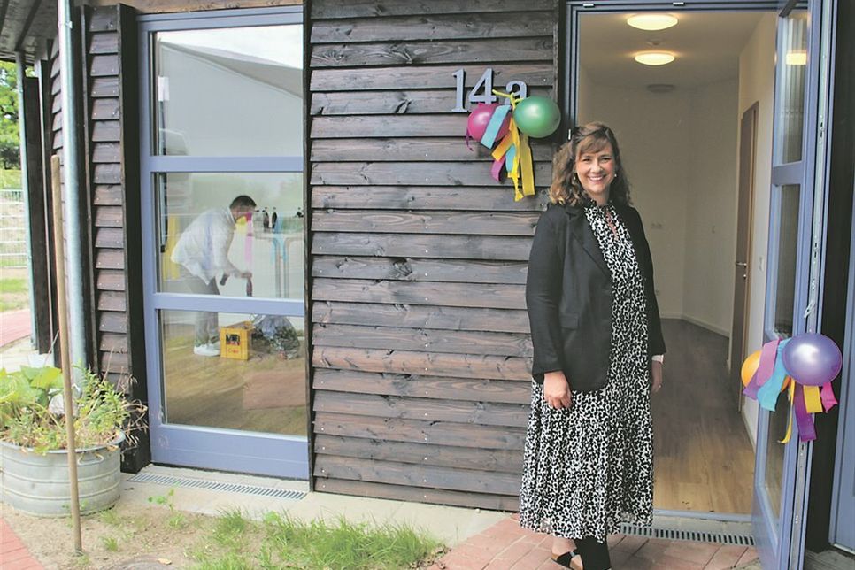 Freute sich über die Fertigstellung des Anbaus: Kita-Leiterin Jennifer Neubauer.