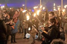 Mit der Fackelwanderung am Mittwoch, dem 18. Oktober endet die FarbenMeer-Woche.
