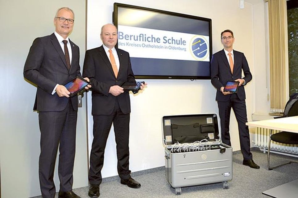 v.l.n.r. Michael Gülck, Roland Mish und Alexander Rudolph