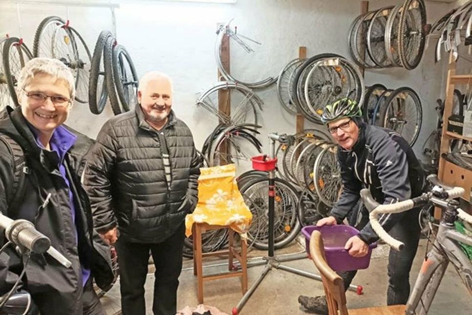 Im letzten Jahr konnte sich das Team der Fahrradwerkstatt über das fünfjährige Bestehen freuen.