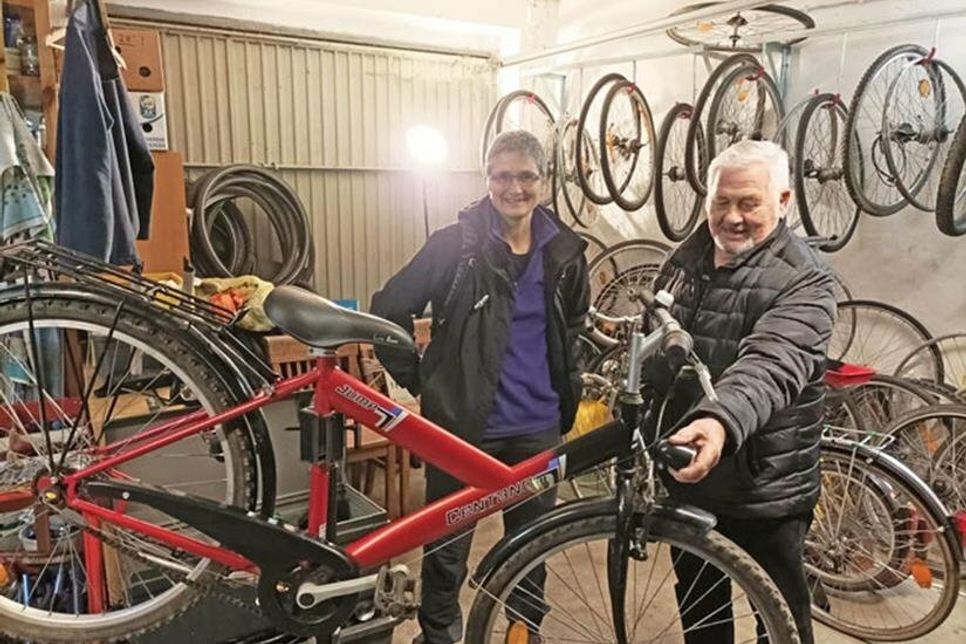 Besonders gefragt: Mittelgroße Fahrräder.